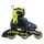 Rollerblade Inline Skates Microblade 3WD (Wheels: 80mm/82A, Bearings: SG3) royal blue/lime Kids